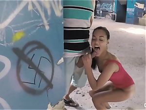 Apolonia Lapiedra, Alexa Tomas - Real fledgling porn in a messy ghetto